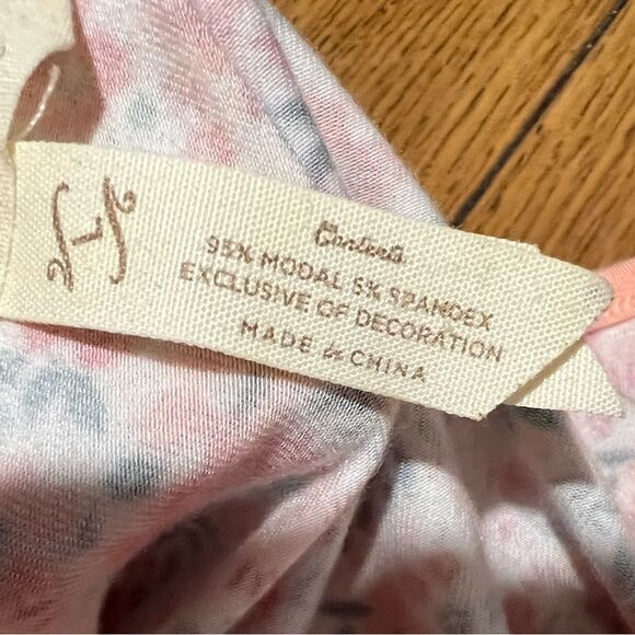 Matilda Jane Women's Sing It Out Tunic Top Peachy Pink Floral Long Sleeve Large - Picture 10 of 12